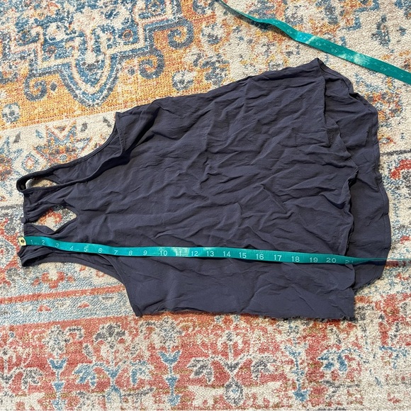 Jcrew racerback grey silky top sleeveless - Picture 5 of 5